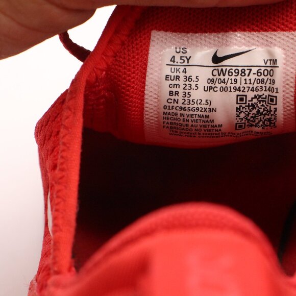 Nike Air Max 270 GS University Red Women’s 6 Youth 4.5 Athletic Casual Sneakers - Picture 3 of 9